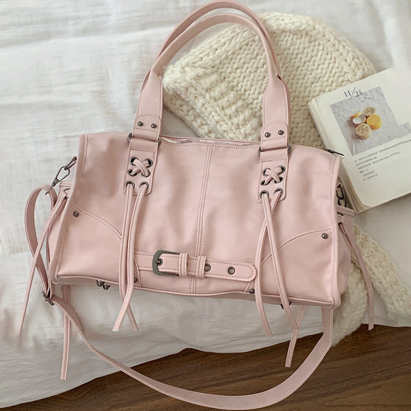 Vintage Pillow Bag Shoulder Bag Large Capacity Underarm Bag