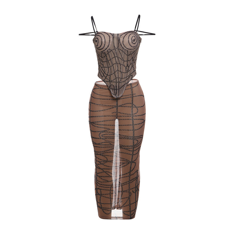 The Unique Printed 2pc Skirt Sets
