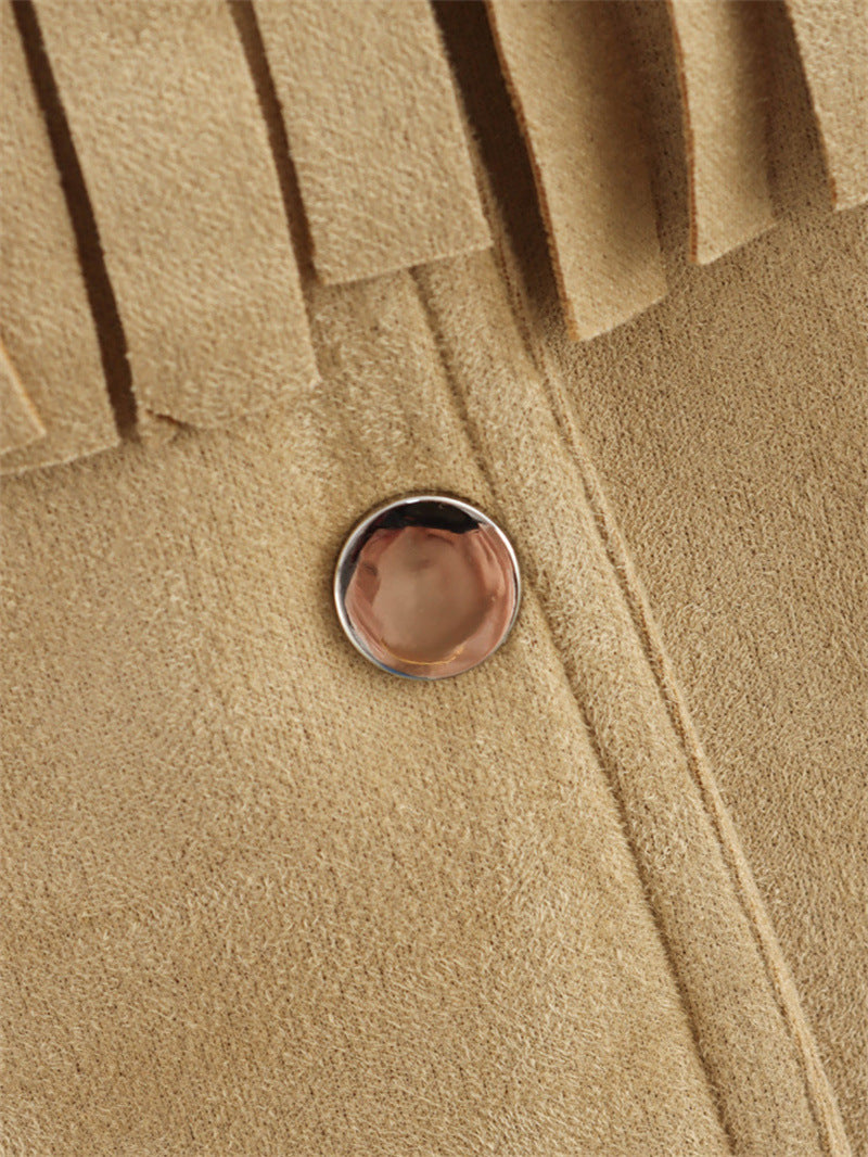 Fab Suede Fringed Jacket