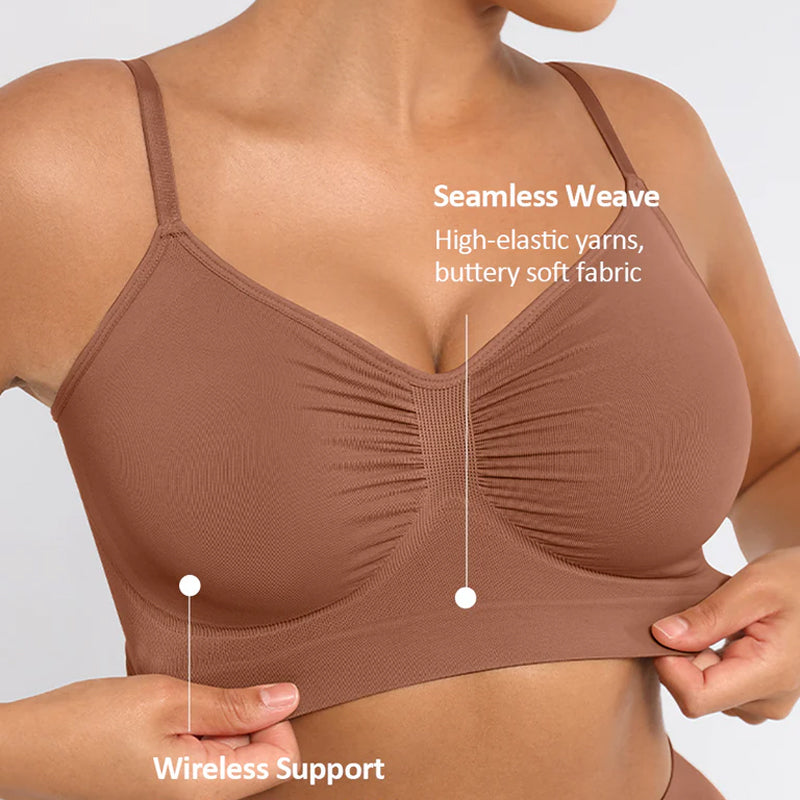 Plus Size Thin Push-up Bra Without Steel Ring