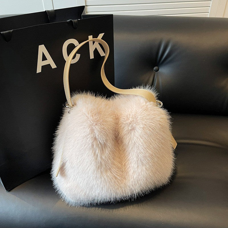 Fashionable plush bag