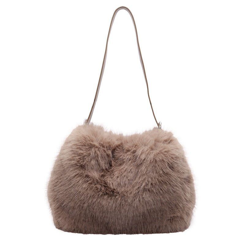 Fashionable plush bag
