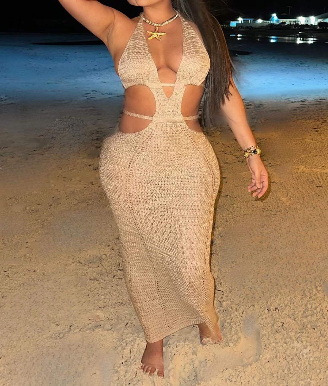 Crochet Knitted Dress