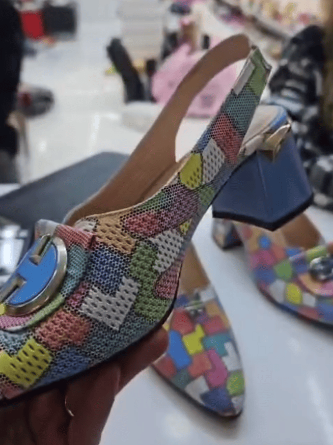 Stylish color block breathable sandals