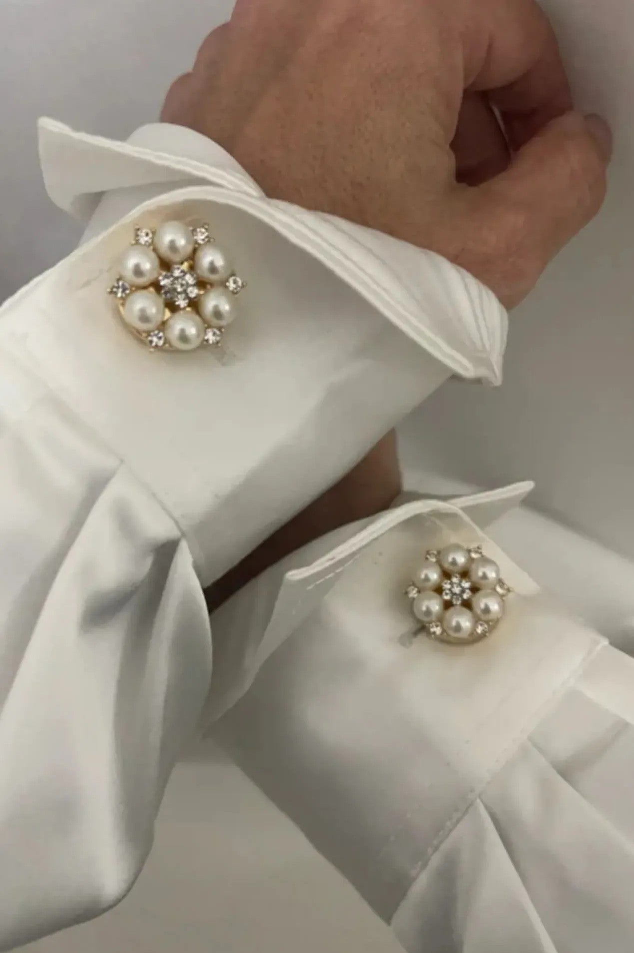 Exquisite Handcraft Flower Cufflinks