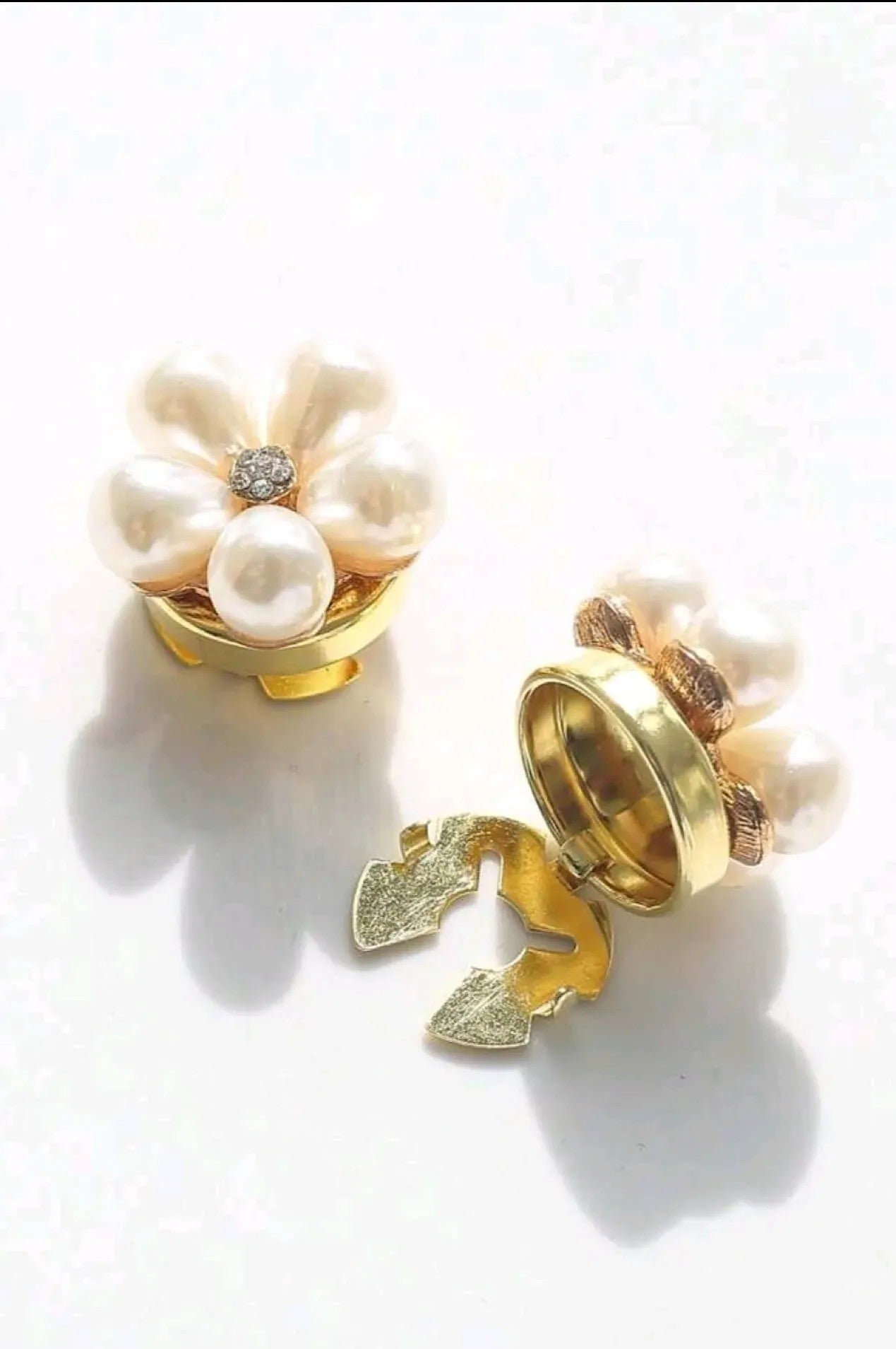 Exquisite Handcraft Flower Cufflinks