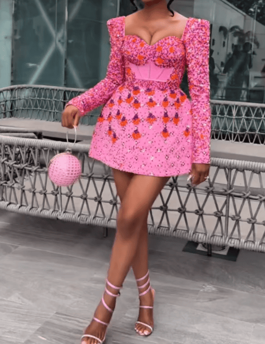 Luxurious diamond princess dress