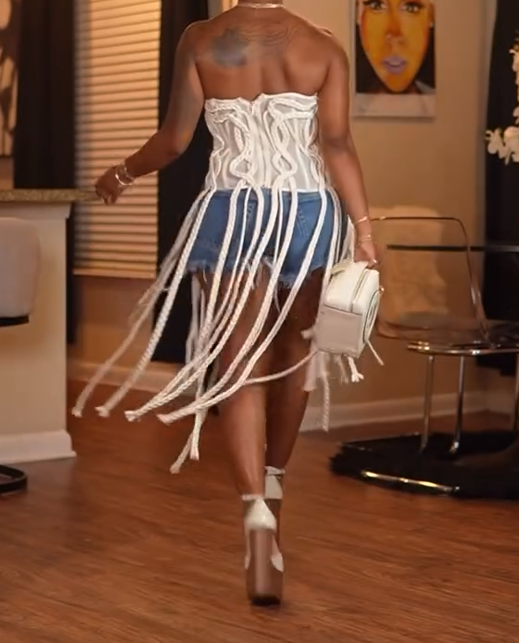 Twisted Knot Laced Corset