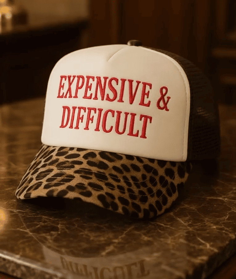 Leopard Embroidered Cap