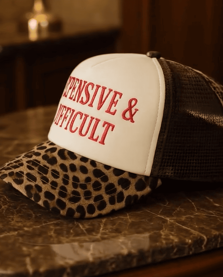 Leopard Embroidered Cap