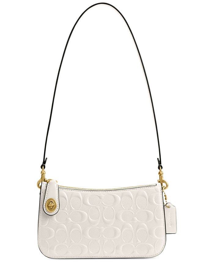 Signature leather shoulder bag