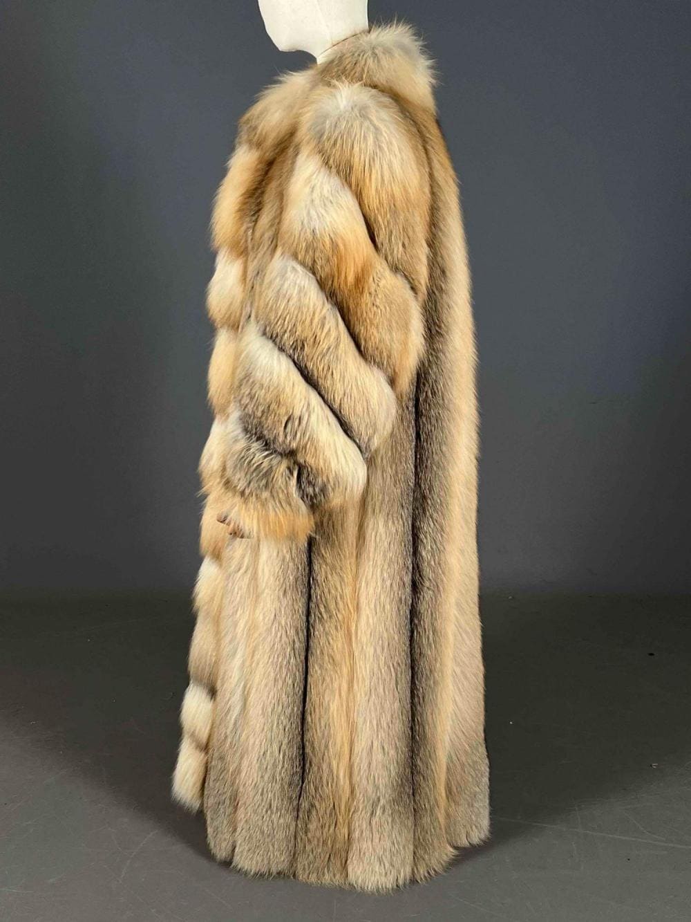 Full Length Fox Fur Coat