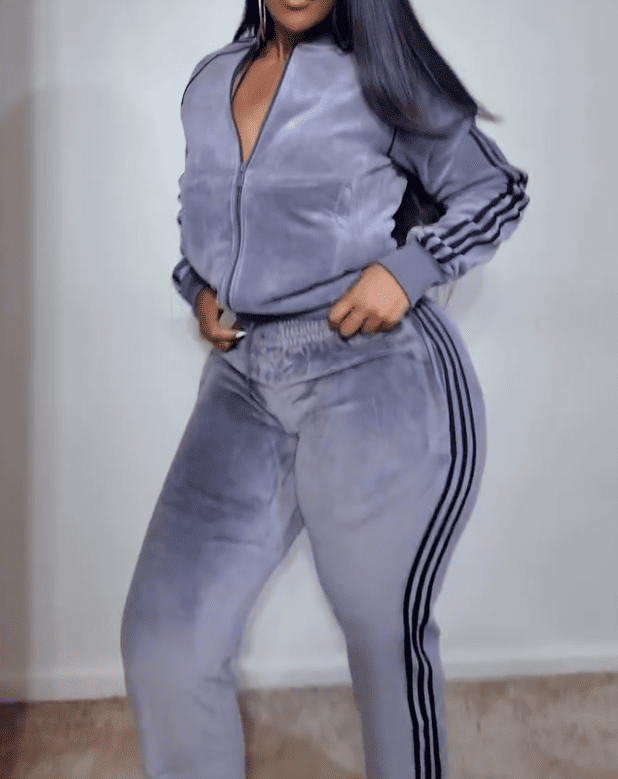 Velvet tracksuit