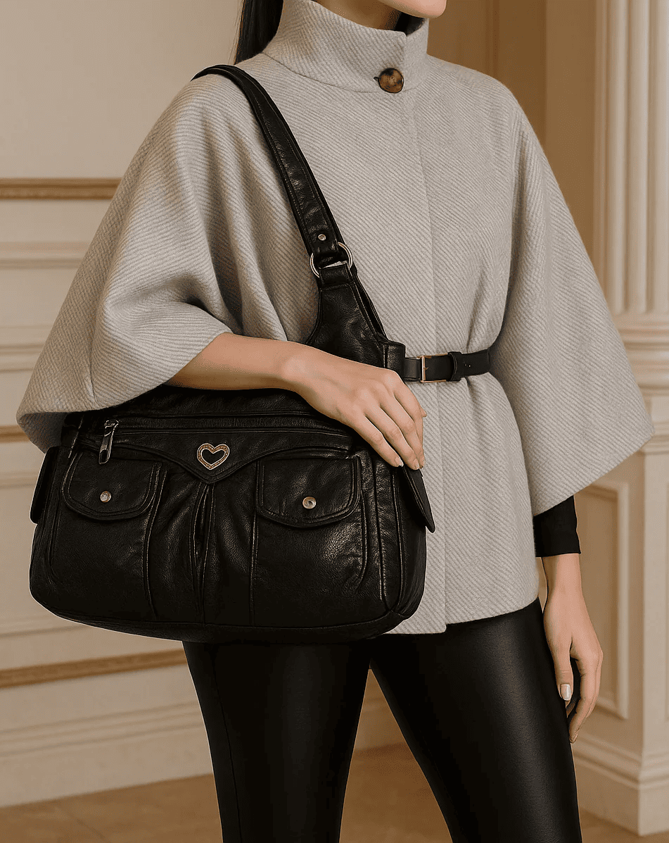 Heart Shoulder Tote Bag