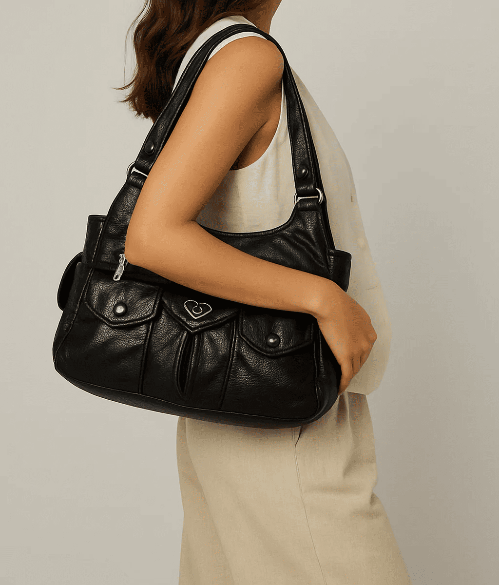 Heart Shoulder Tote Bag