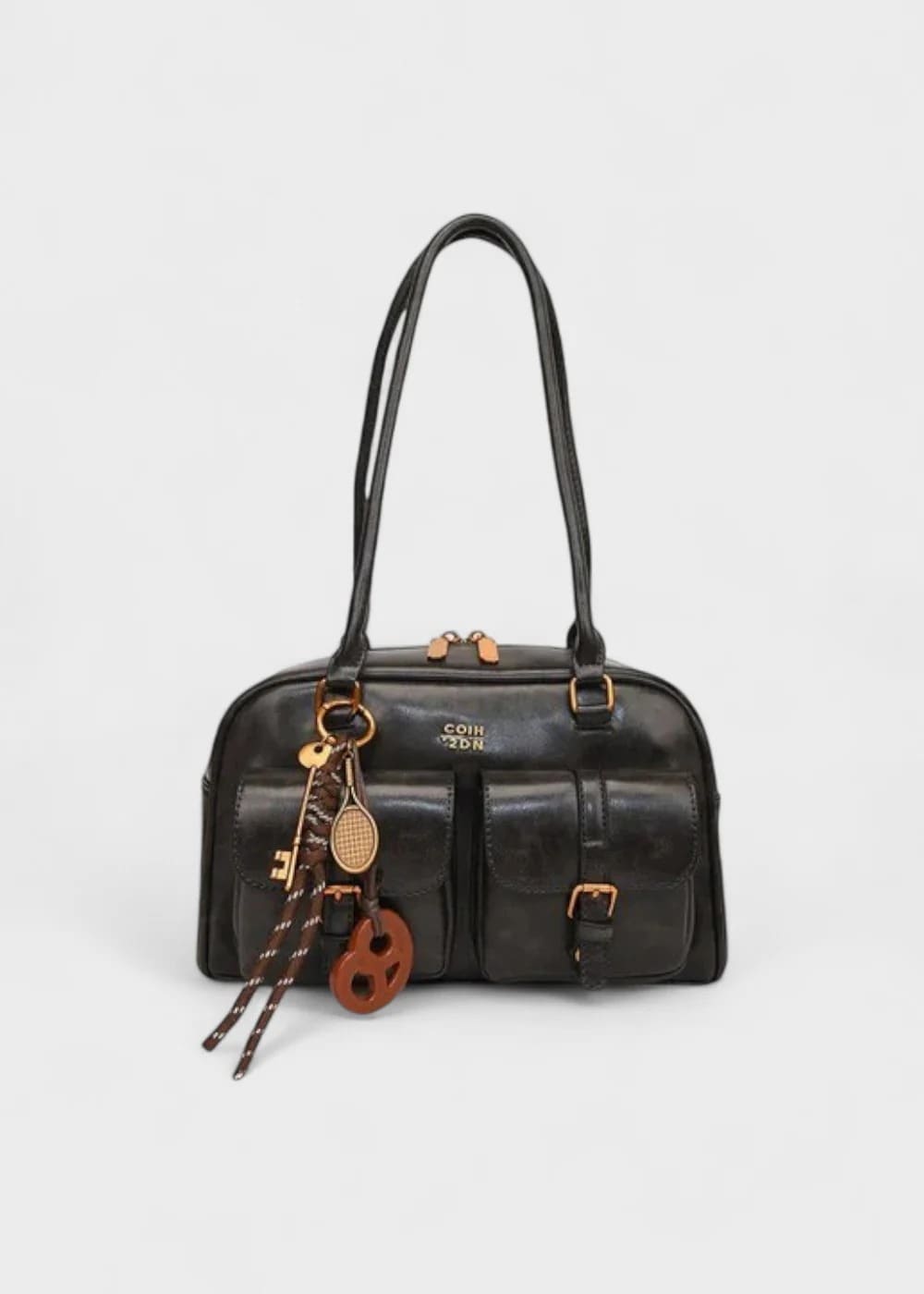 Luxury Vintage Shoulder Bag - with Accessories