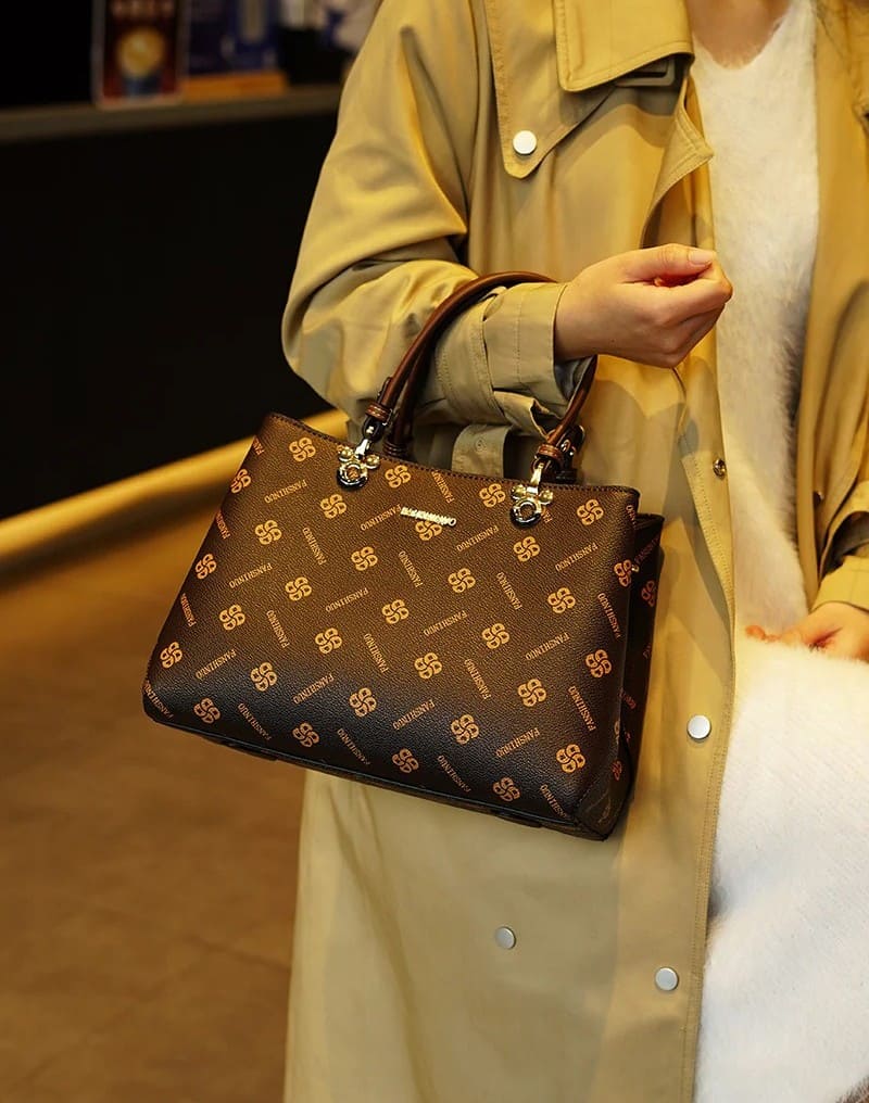 High Quality Print Leather Shoulder Crossbody Bag