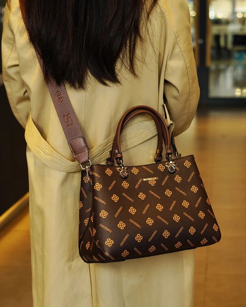 High Quality Print Leather Shoulder Crossbody Bag