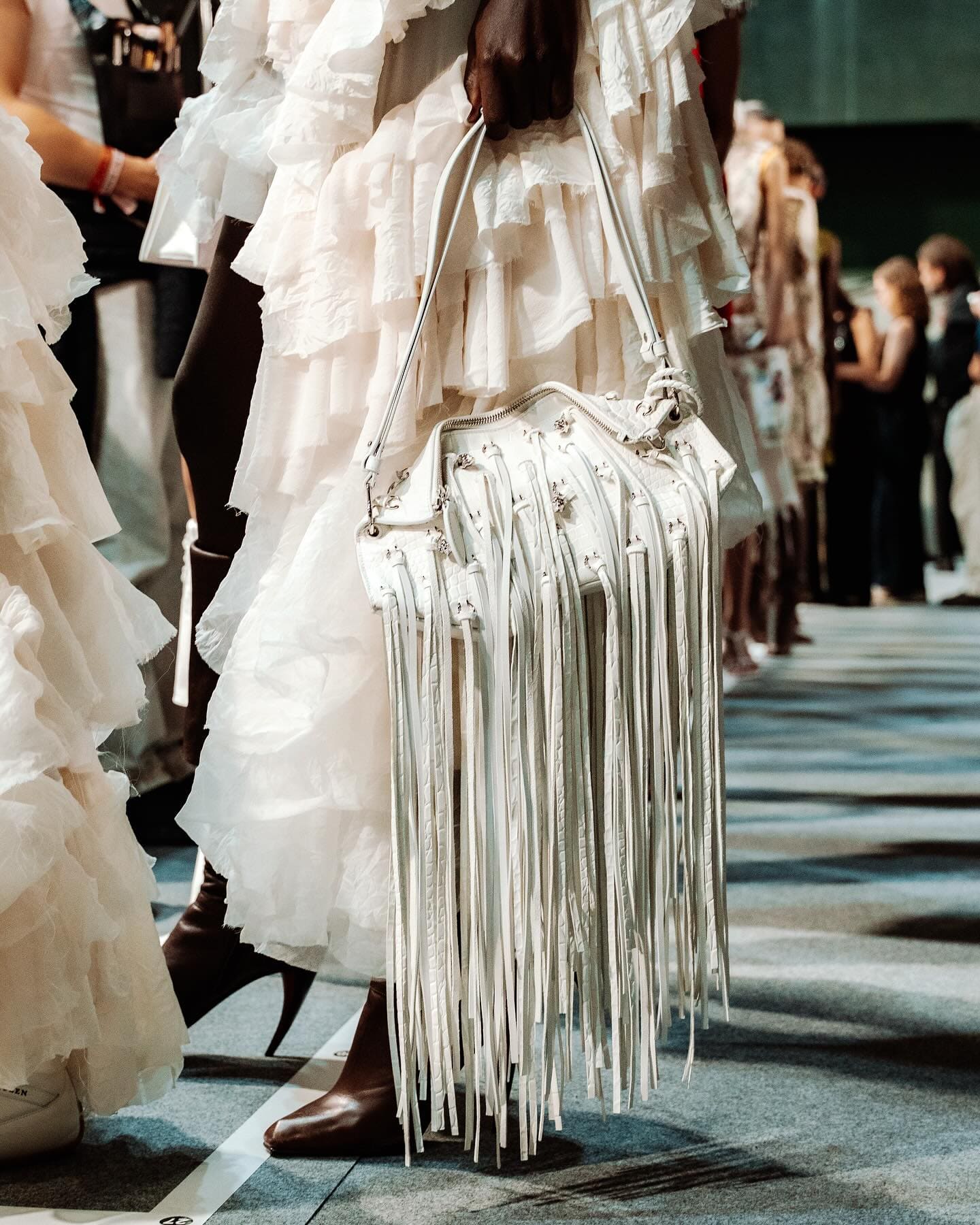 Genuine Cowhide Fringe Bag