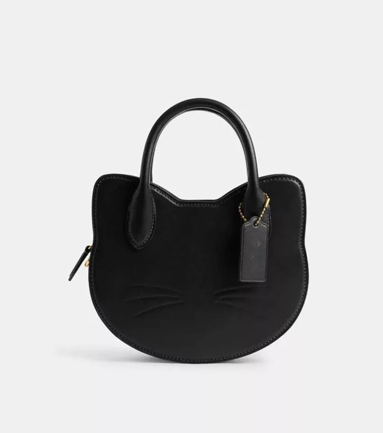 Halloween Cat Head Crossbody Bag