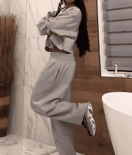 Gray tracksuit