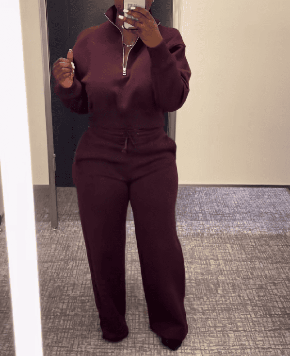 Zippered Track Top + Jogger