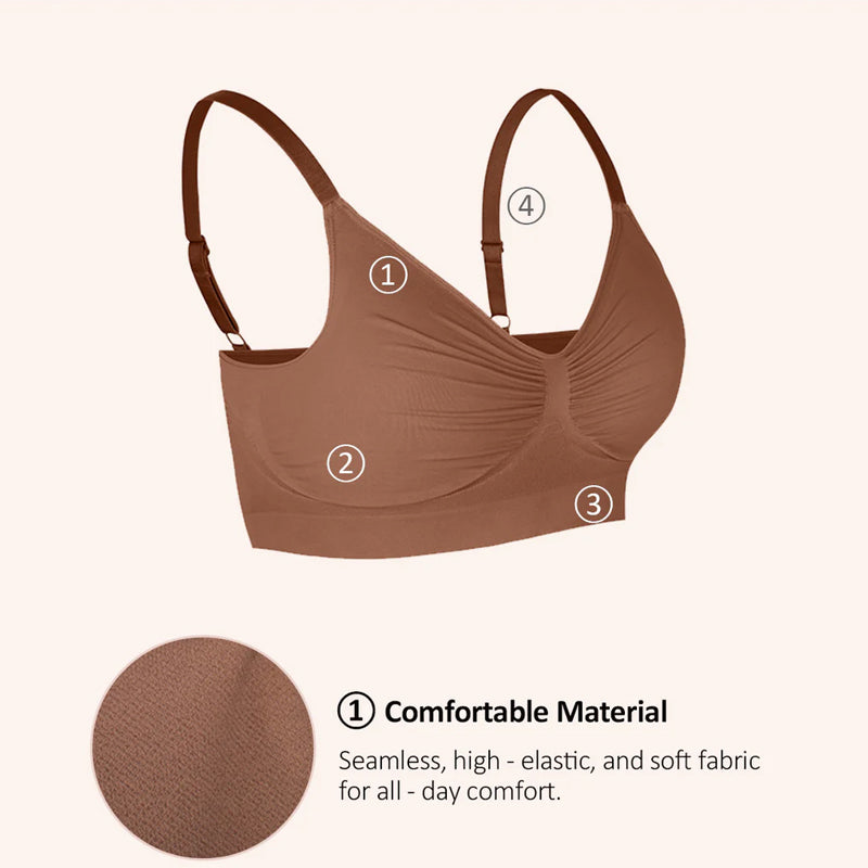 Plus Size Thin Push-up Bra Without Steel Ring