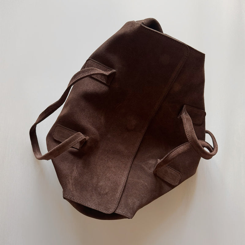 Suede Bag Large Capacity Vintage Tote Bag Shoulder Bag