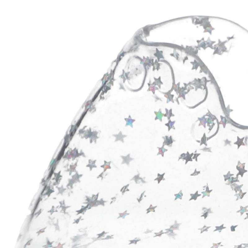 Silver Stars Transparent Shoes