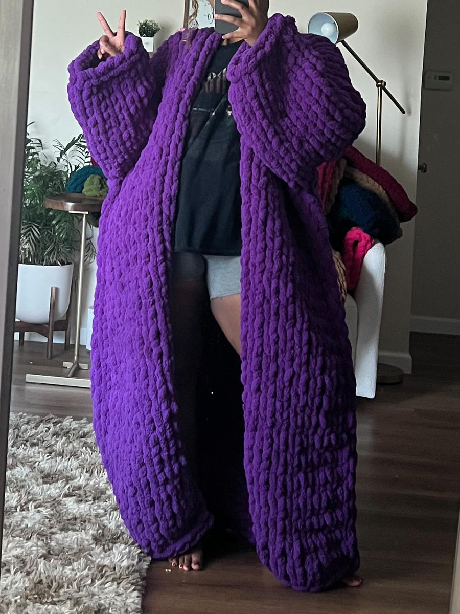 Knitted Cardigan Coat