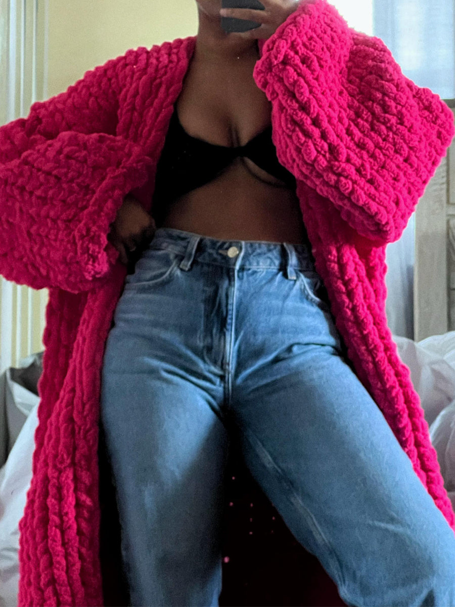 Knitted Cardigan Coat