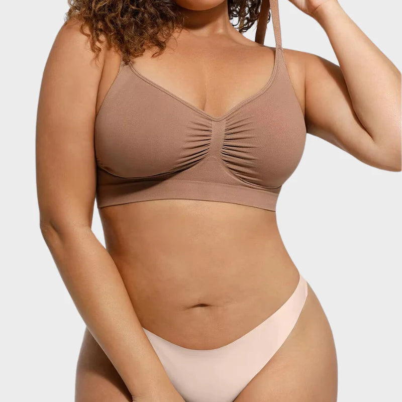 Plus Size Thin Push-up Bra Without Steel Ring