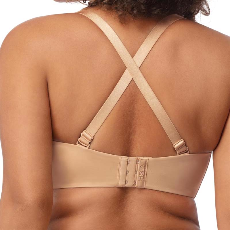 Plus Size Full Coverage Bandeau Fiery Bra Anti-Slip Underwire Support for Large Breast