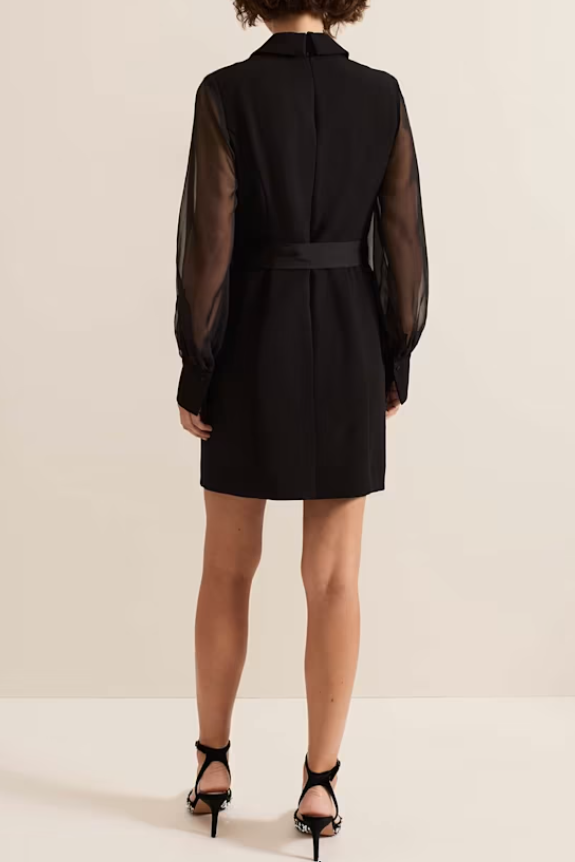 The Black Tuxedo Dress