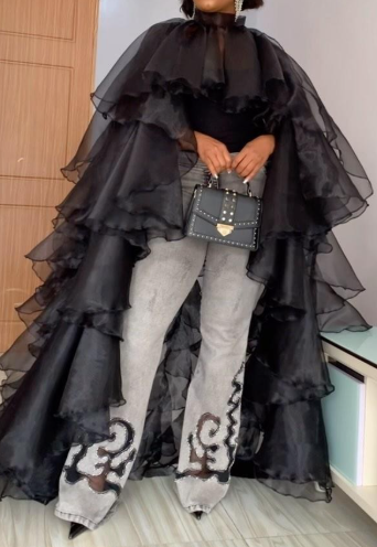 Fab Ruffle Kimono Top