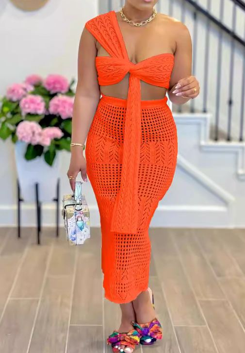 Hot Vacation Skirt 2pc Set