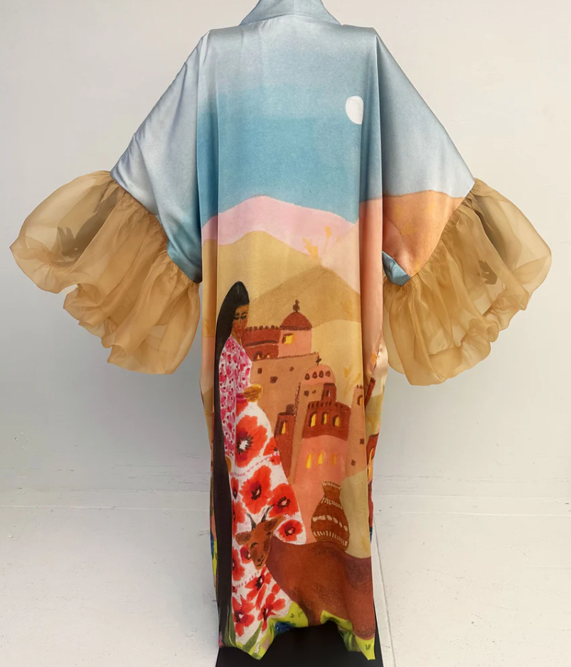 Stunning Printed Robe Kimono