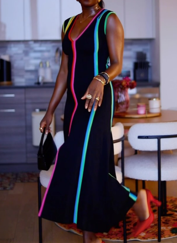 The Striped Chic Dress