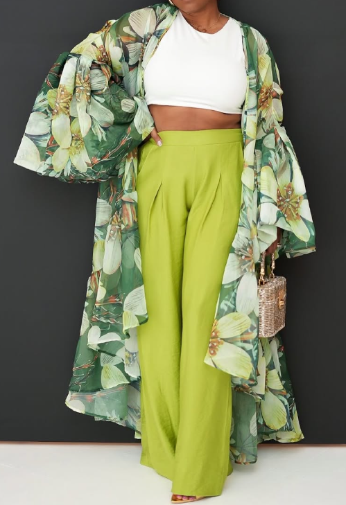 The Dazzle Floral Duster