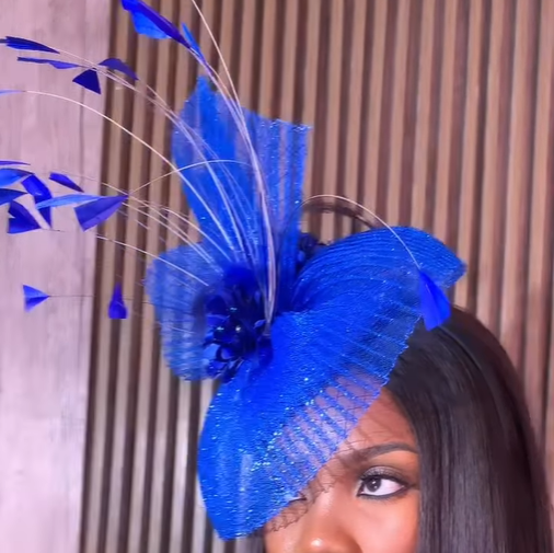 The Classy Blue Topper Hat