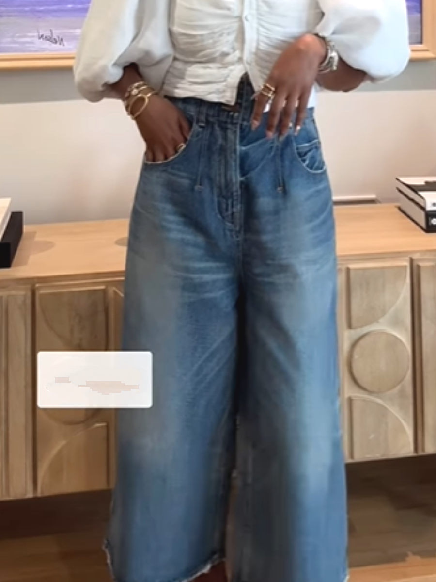 Comfy Summer High-waist Jeans