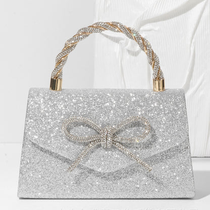 Sparkly Bow Handbag