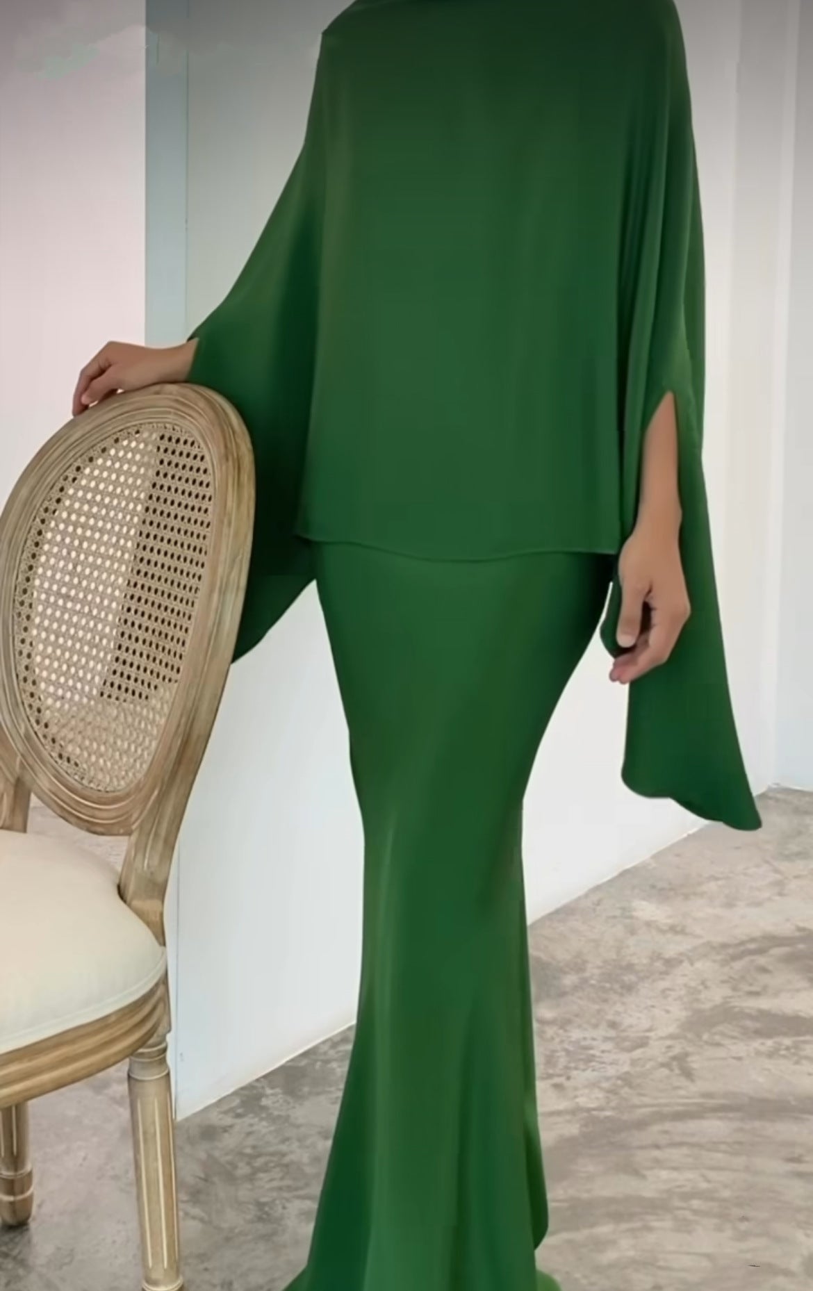 Demure Breezy 2pc Skirt Set