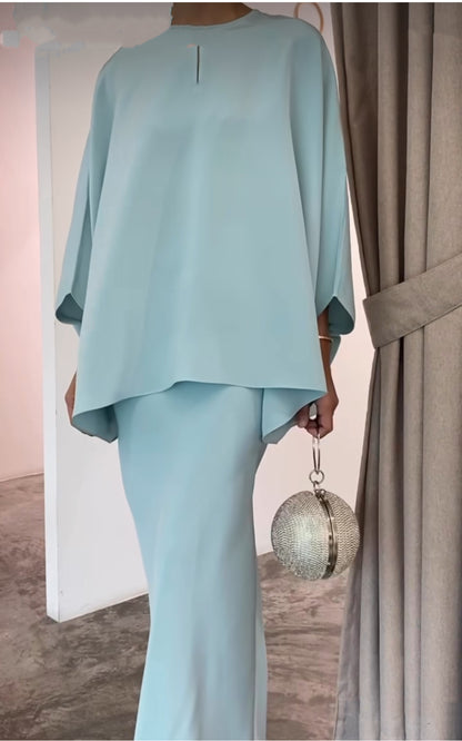 Demure Breezy 2pc Skirt Set