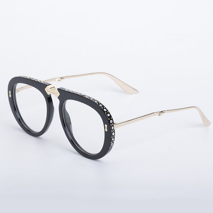 Diamond Folding Sunglasses