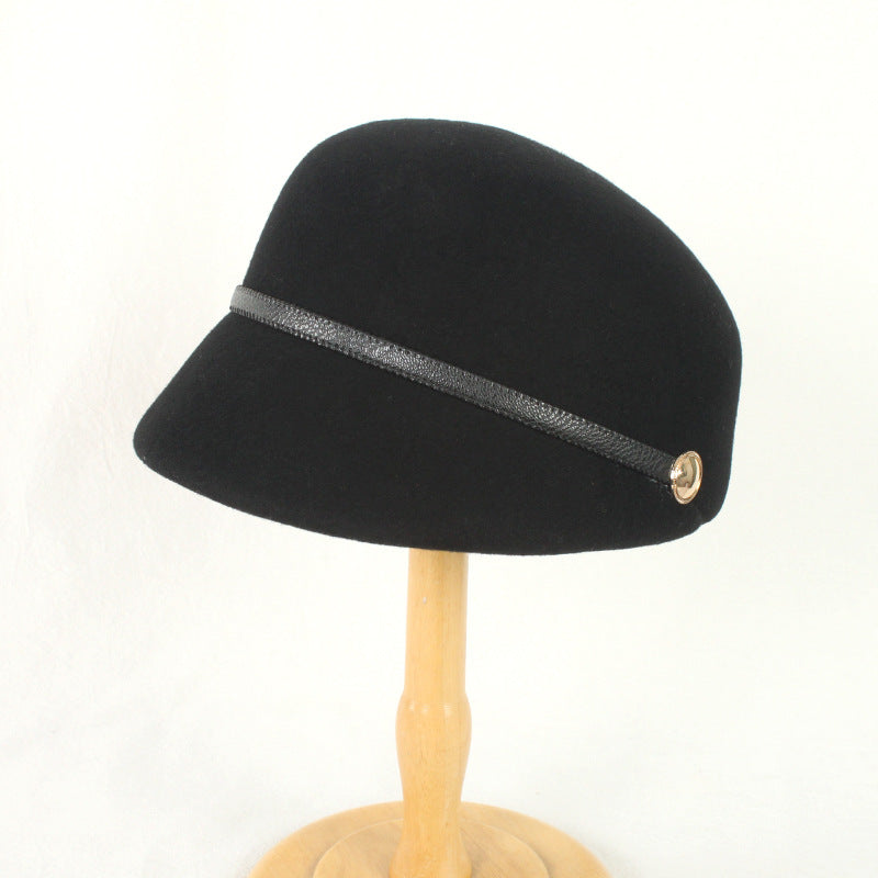 Wool Hat Equestrian Hat Warm Felt Hat