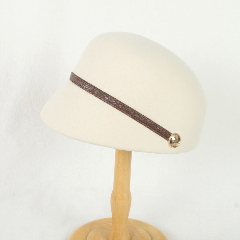 Wool Hat Equestrian Hat Warm Felt Hat