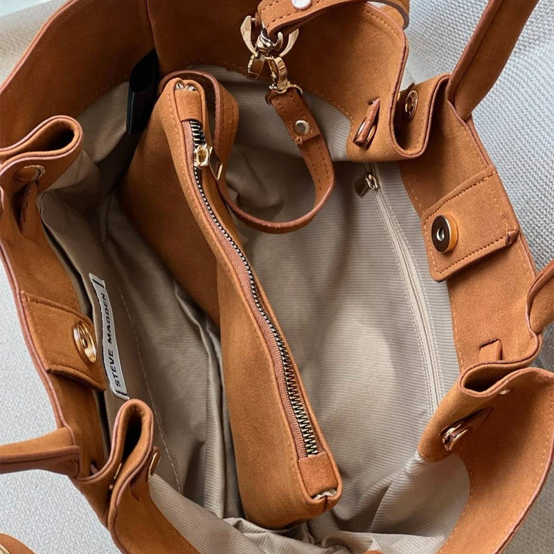 Fashion Matte Large Capacity Handbag Shoulder Bag