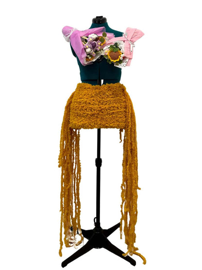 Fashion Fringed Mini Skirt