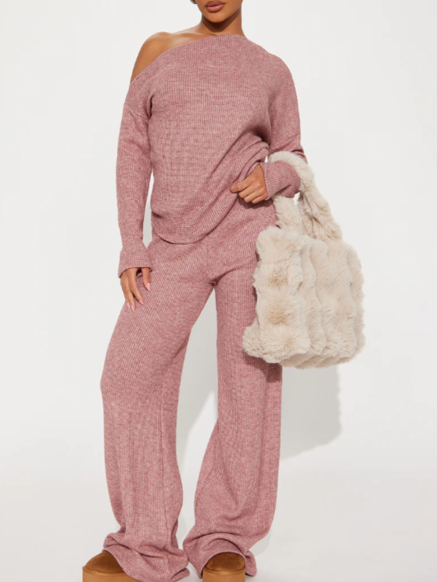 Strapless Knitted Suit